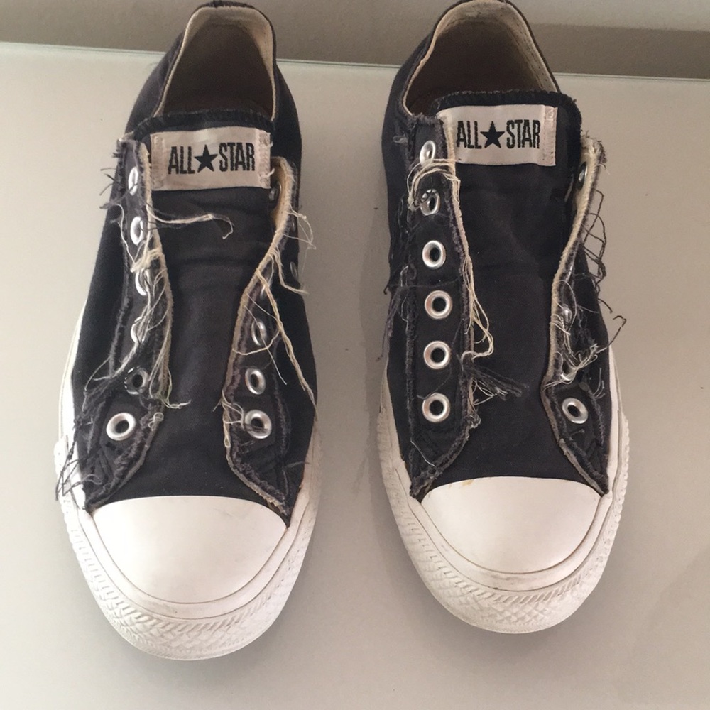 Cute Converse All-Star UniSex Brn No Lace Sneakers